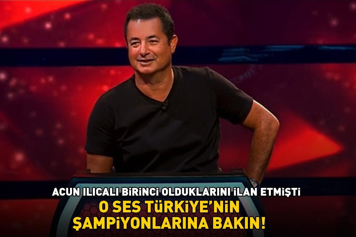 O Ses Türkiye'nin şampiyonlarına bakın! Acun Ilıcalı birinci olduklarını ilan etmişti! Aralarında biri var ki son hali şaşırttı