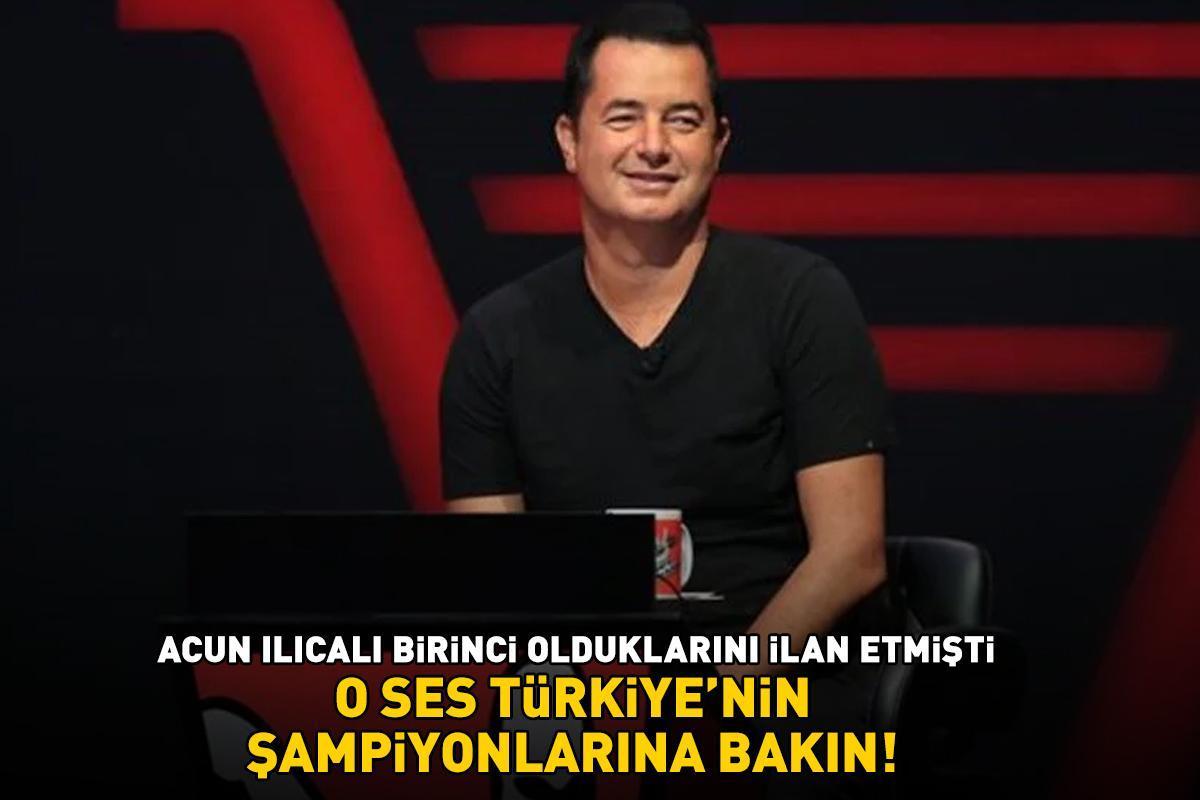 O SES TÜRKİYE'NİN ŞAMPİYONLARI! Acun Ilıcalı birinci olduklarını ilan etmişti! Aralarında biri var ki değişimiyle şoke etti