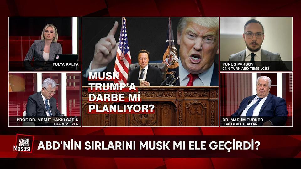 Musk Trump'a darbe mi planlıyor? Dünya şokta! Kanada eyalet mi oluyor? İsrail o 6 bıçaklı füzeyi ne yapacak? CNN TÜRK Masası'nda konuşuldu