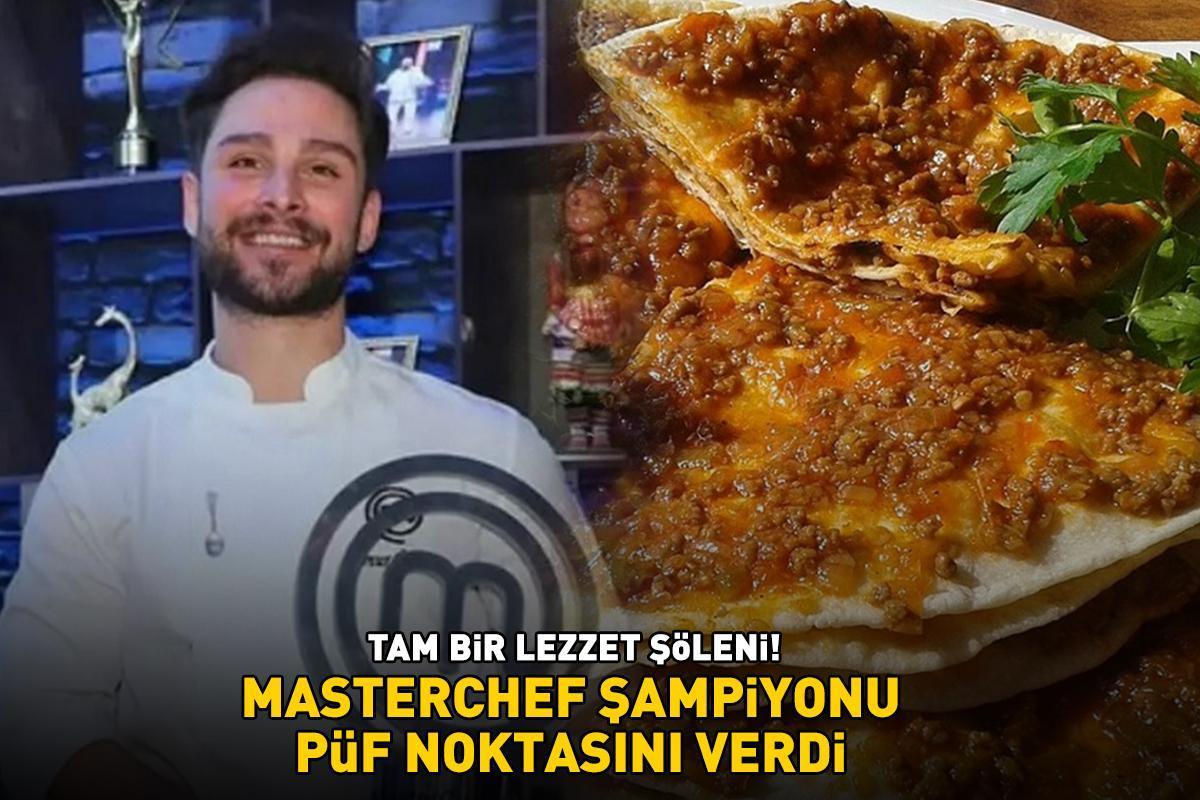 MasterChef şampiyonu Onur Üresin püf noktasını verdi! Tam bir lezzet şöleni! Kayseri yağlaması böyle olur