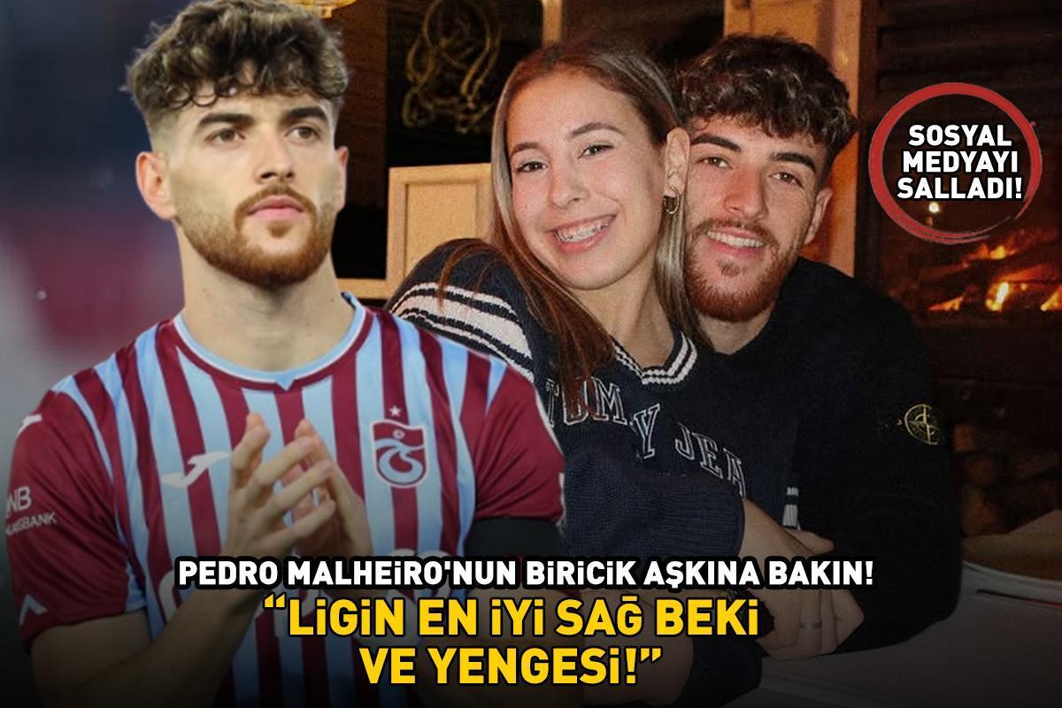 Beşiktaş - Trabzonspor maçı öncesi gündem oldu! Pedro Malheiro'nun biricik aşkına bakın! 'Ligin en iyi sağ beki ve yengesi'