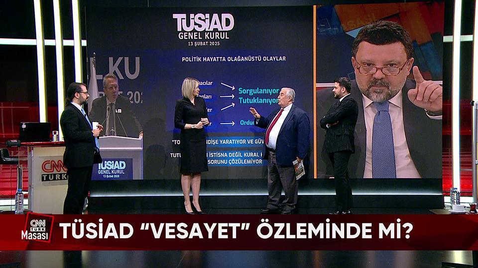 TÜSİAD'ın amacı ne, neyin peşinde? Trump Zelenski'yi niye sattı? Trump, Putin-Şi-Kim'e mi özeniyor? CNN TÜRK Masası'nda konuşuldu