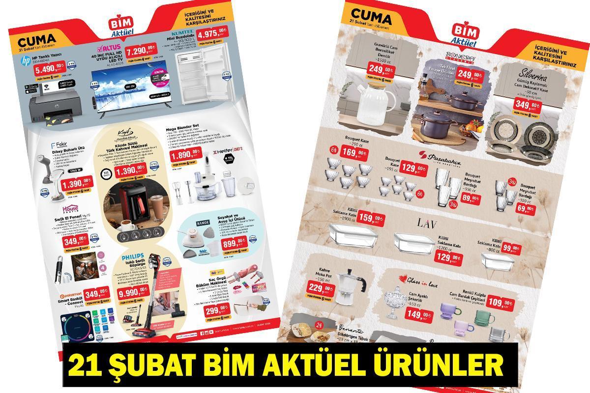 21 ŞUBAT BİM AKTÜEL ÜRÜNLER KATALOĞU: Bu Cuma BİM’e Neler Geliyor?