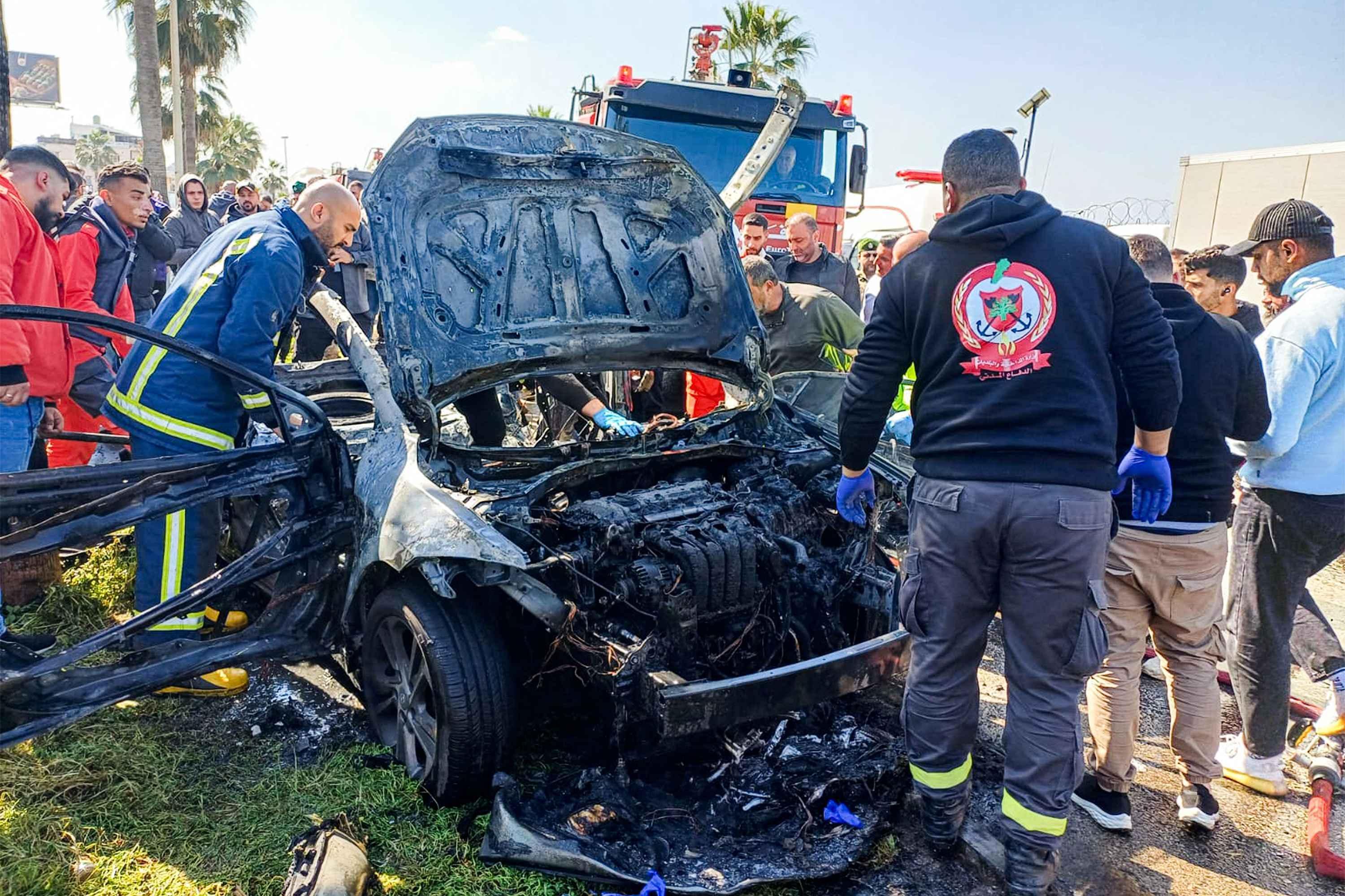 İsrail’den üst düzey Hamas yetkilisine suikast! Lübnan'a İHA saldırısı: Aracı vuruldu