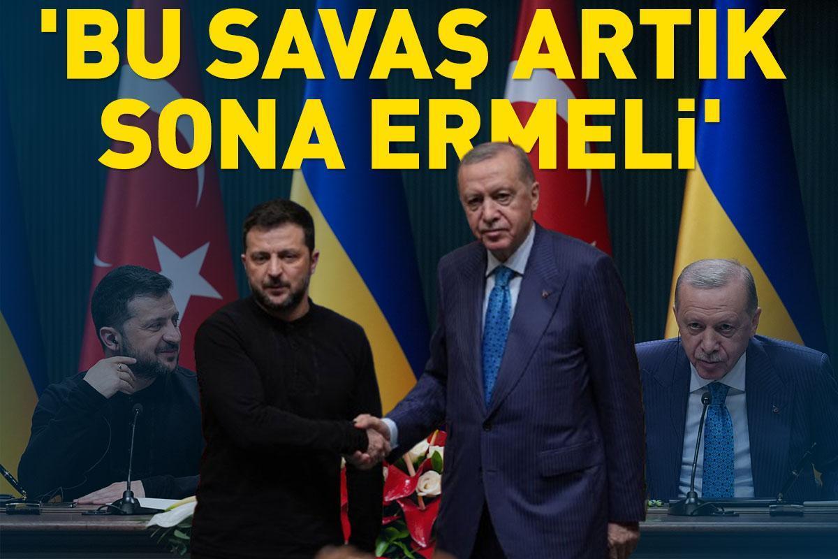 HABER... Erdoğan'dan barış görüşmeleri için davet!  'Bu savaş artık sona ermeli'