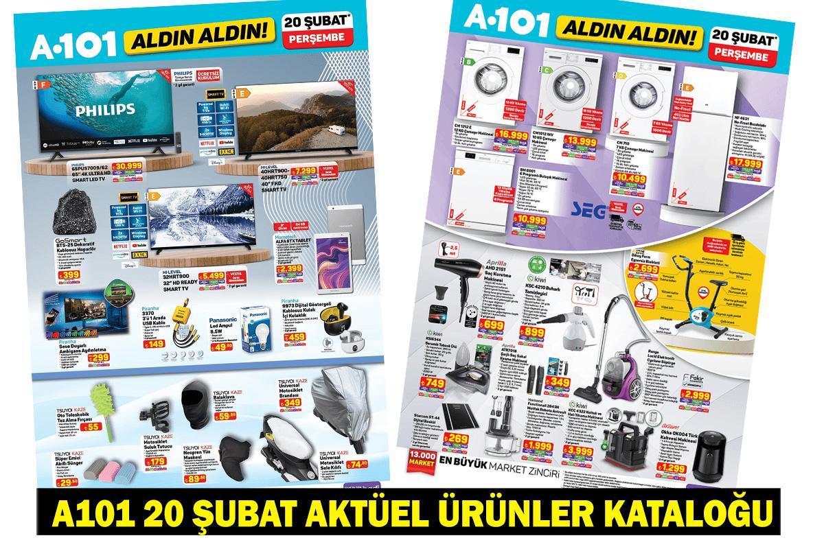 20 Şubat A101 Aktüel Ürünler Kataloğu 2025: Elektronikten Mutfak Eşyalarına, Herkes İçin Uygun Fiyatlar!