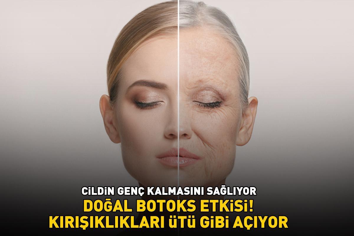 Doğal botoks etkisi! 1 damlası kırışıklıkları ütü gibi açıyor, cildin genç kalmasını sağlıyor