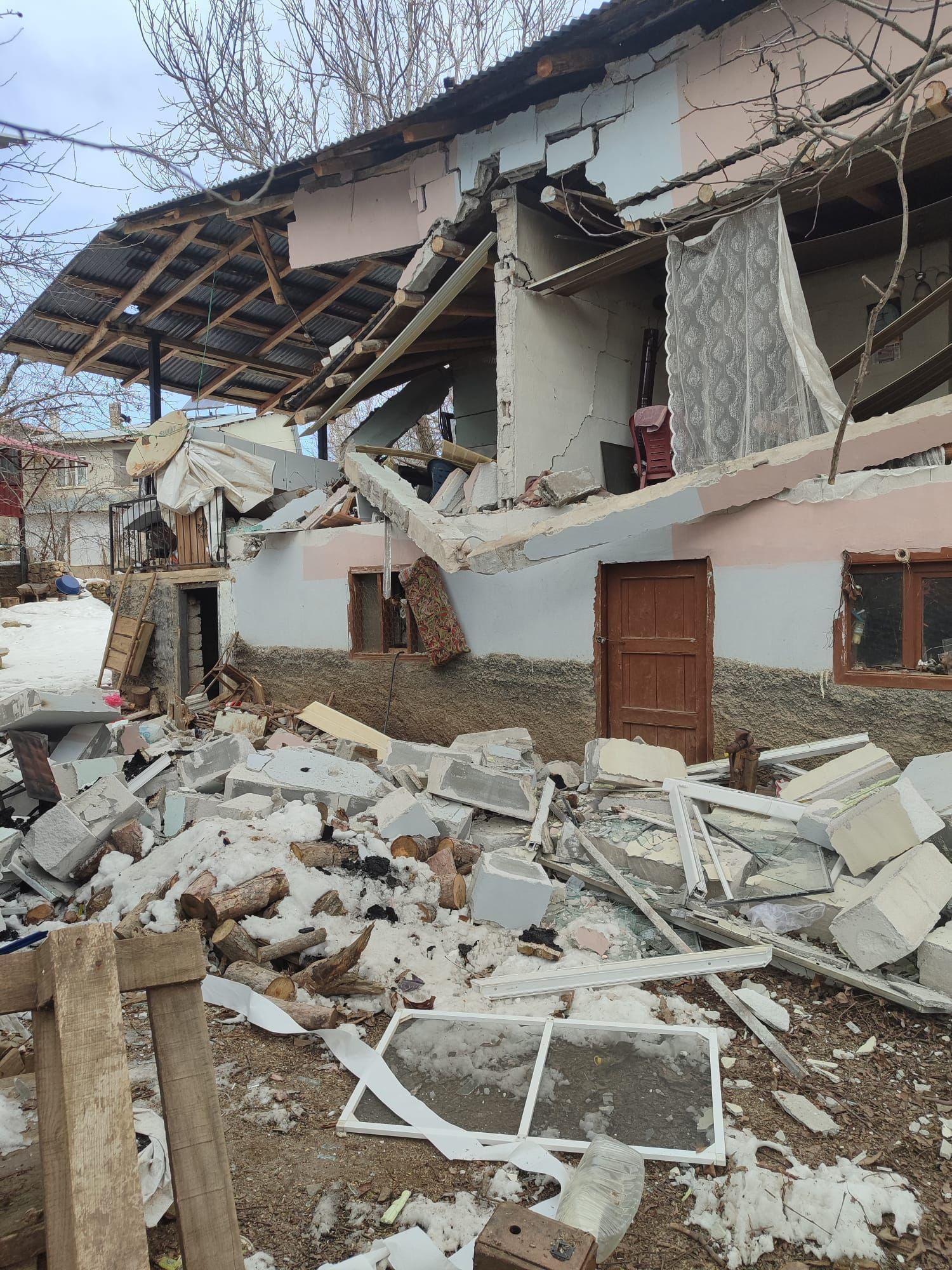 Kahramanmaraş'ta, gaz sıkışması sonucu patlama: 1 yaralı