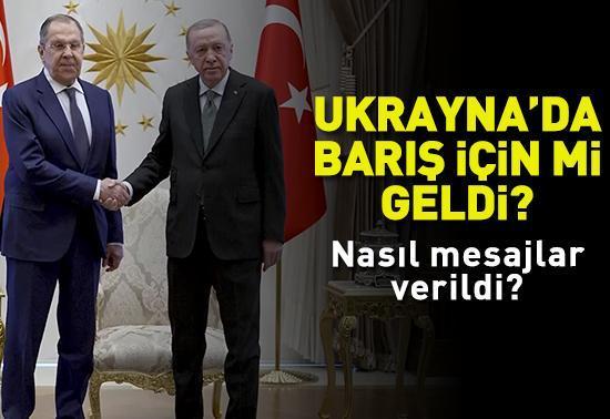 Lavrov Ukraynada barış için mi geldi