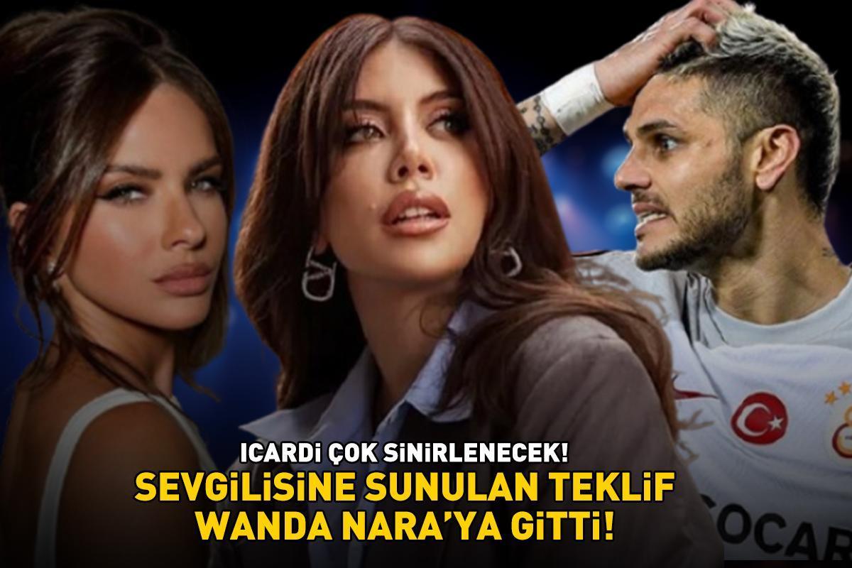 Galatasaray'ın yıldızı Icardi çok sinirlenecek! China Suarez'e sunulan teklif yılın kadını seçilen Wanda Nara'ya gitti