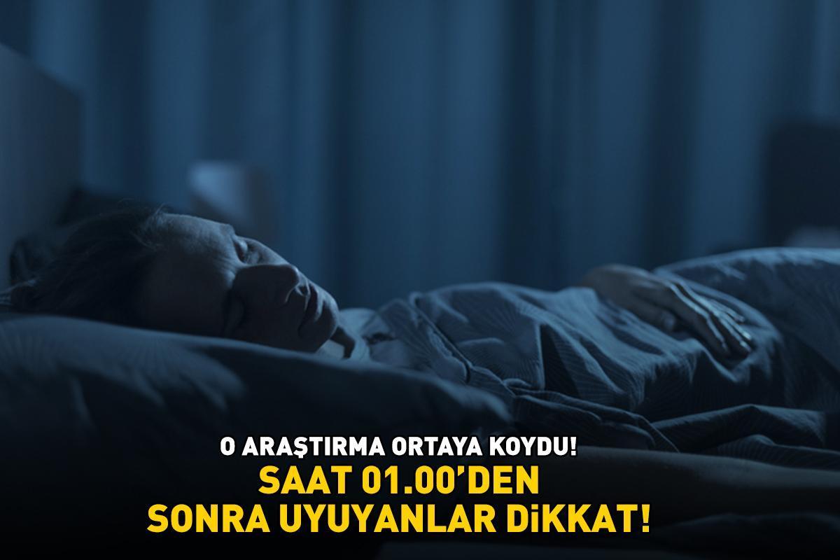 Saat 01.00'den sonra uyuyanlar dikkat! O araştırma ortaya koydu: Depresyon, anksiyete...