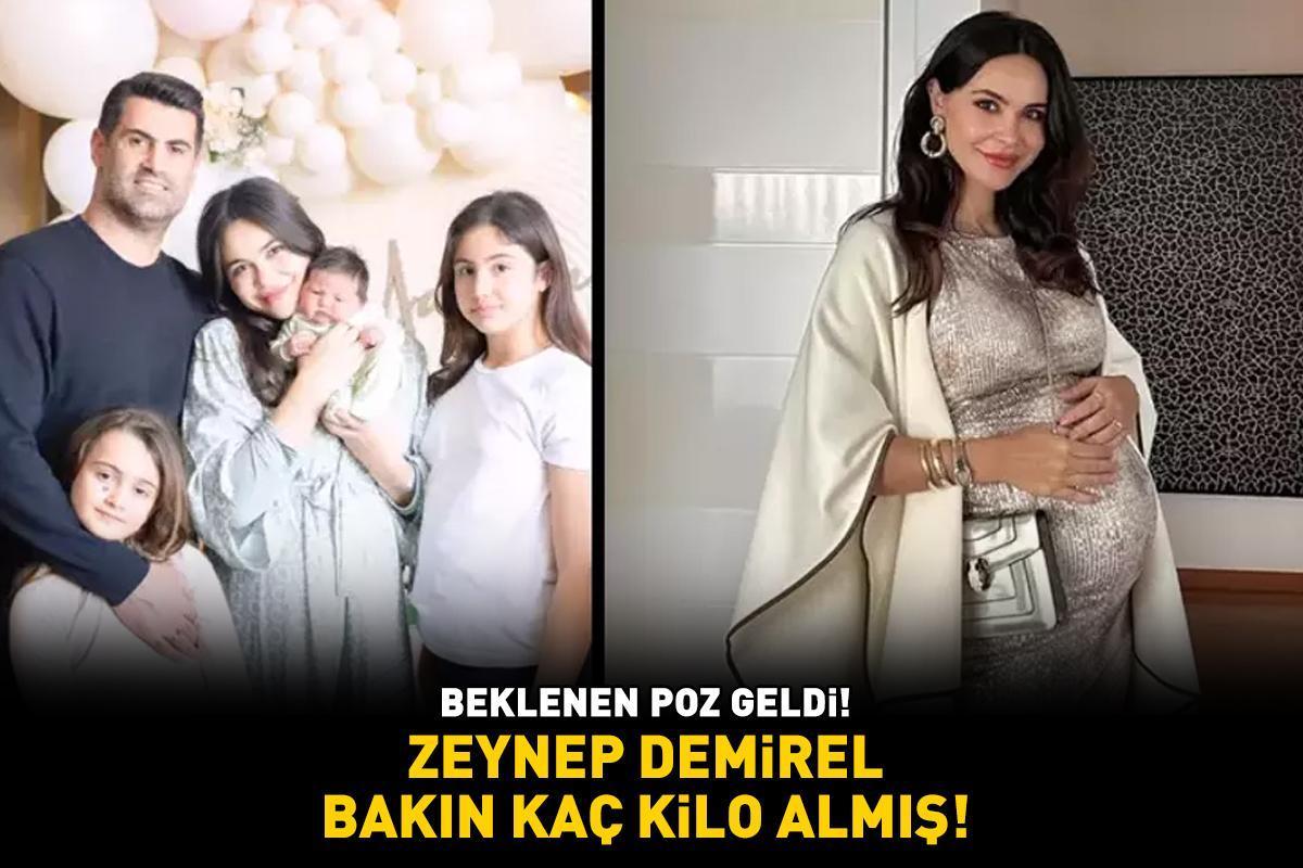 Beklenen poz geldi! 3. kez anne olma sevinci yaşayan Zeynep Sever Demirel bakın kaç kilo almış