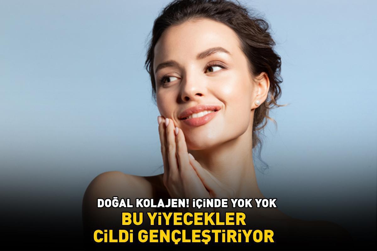 BU YİYECEKLER CİLDİ GENÇLEŞTİRİYOR! Doğal kolajen! Vitaminler, Omega-3 yağ asitleri, antioksidanlar ve mineraller... İçinde yok yok!