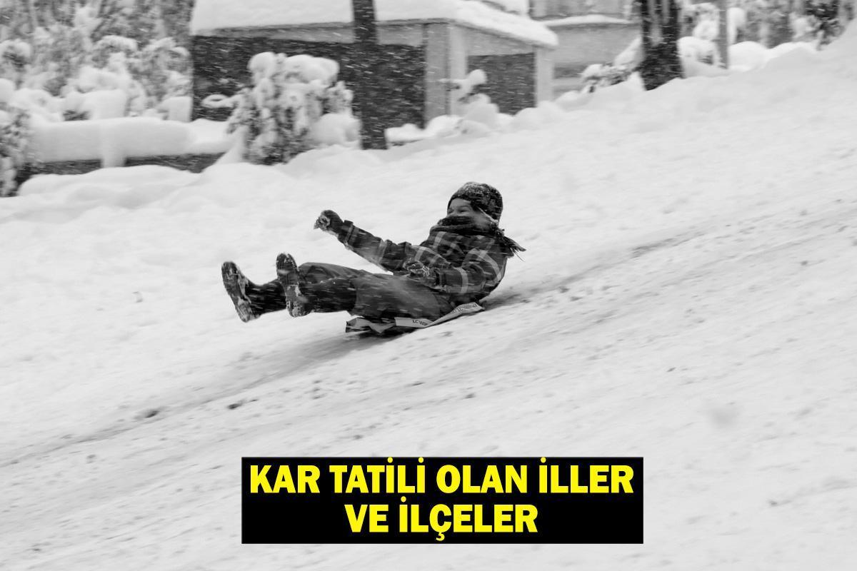 27 Şubat’ta Okullar Tatil Mi? Bugün Kar Tatili Olan İller: Valiliklerden Açıklamalar!