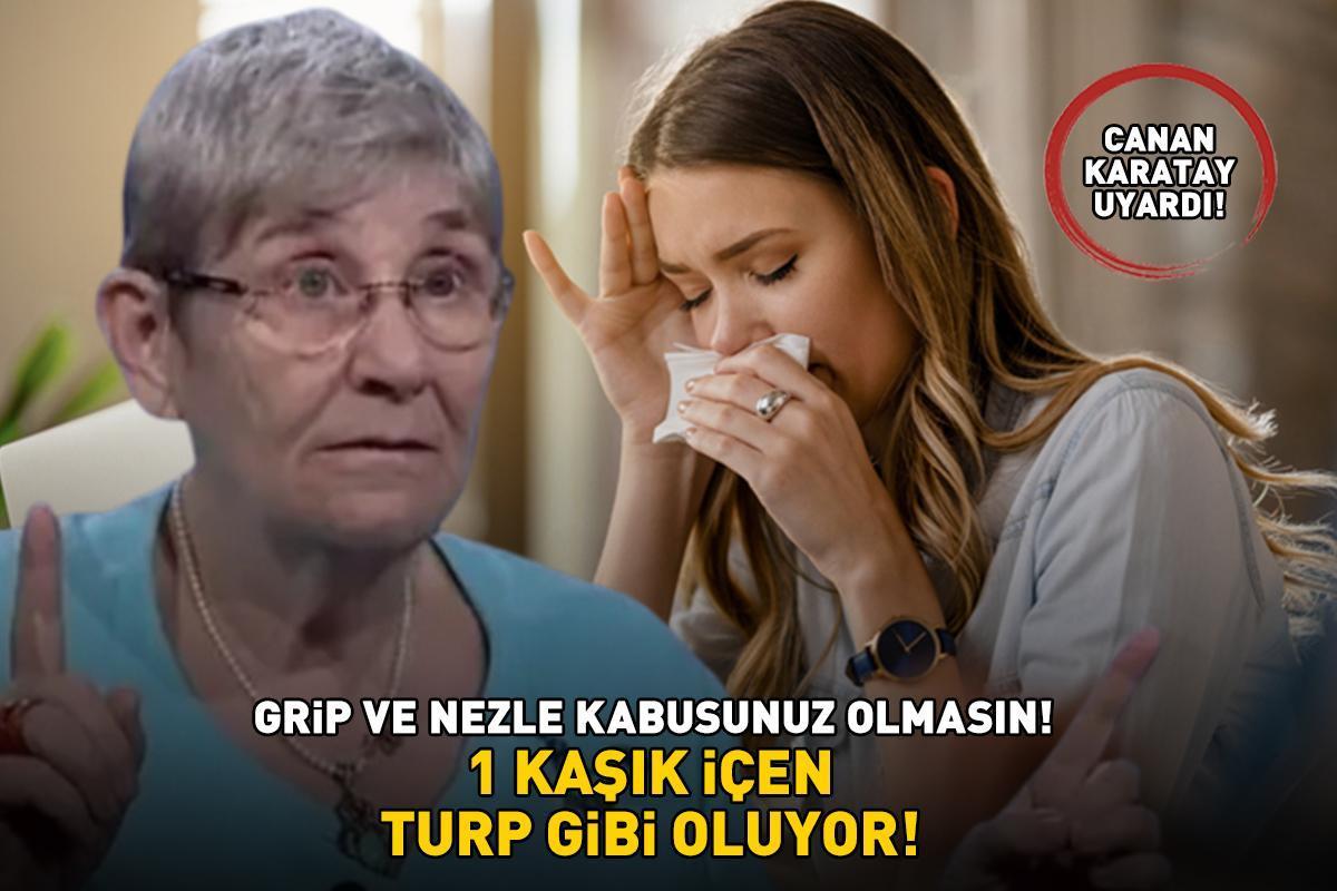 Canan Karatay uyardı! 1 kaşık içen turp gibi oluyor; grip, nezle ve soğuk algınlığı için birebir