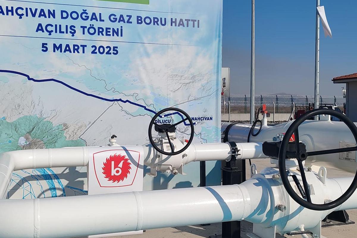 Türkiye'den Nahçıvan'a doğal gaz sevkiyatı başladı