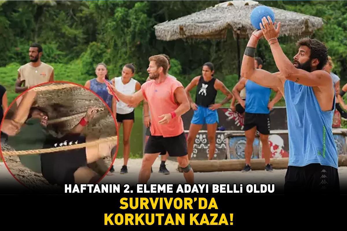 Survivor'da 2. eleme adayı belli oldu! Korkutan kaza: Batuhan kafasını çarptı!