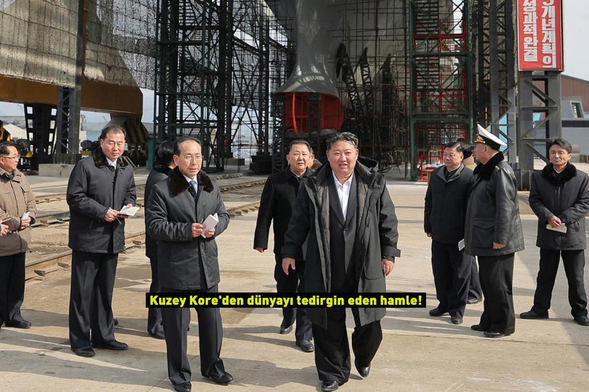 Kuzey Kore'den dünyayı tedirgin eden hamle! Kim Jong-un başında böyle poz verdi