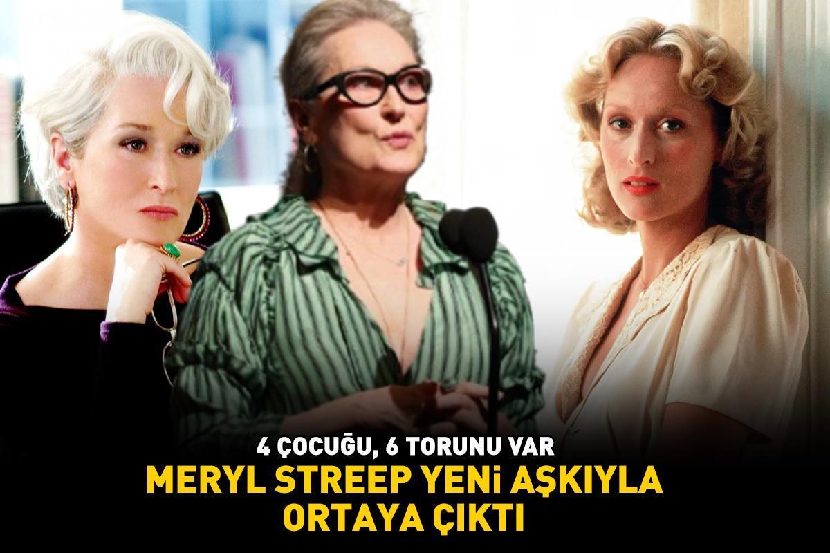 4 çocuğu, 6 torunu var! Hollywood yıldızı Meryl Streep yeni aşkıyla ortaya çıktı