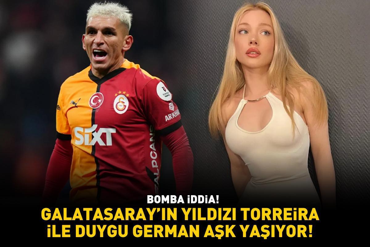 BOMBA İDDİA! Galatasaray'ın yıldızı Lucas Torreira ile Duygu German aşk yaşıyor