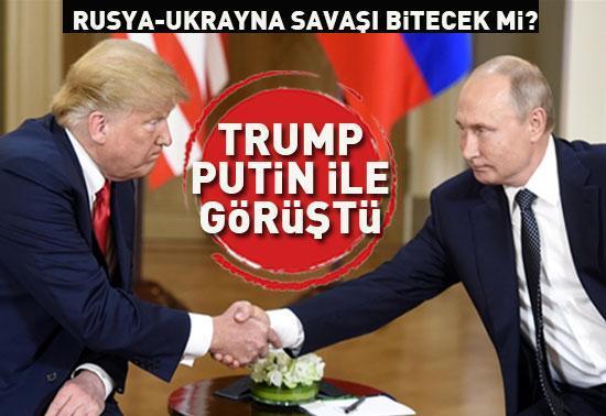 Trump - Putin ile görüştü