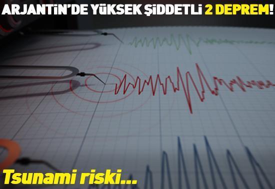 SON DAKİKA | Arjantinin güneyinde 7.4 ve 7.1 büyüklüğünde deprem