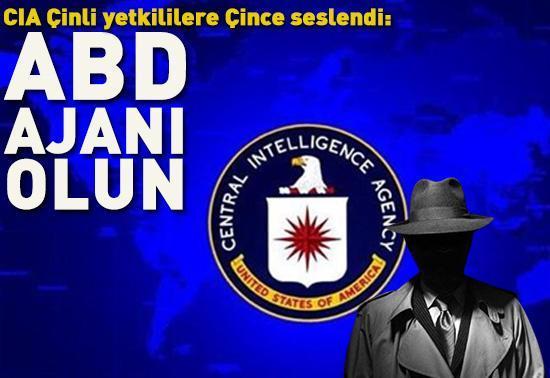 CIA Çinli yetkililere Çince seslendi ABD ajanı olun