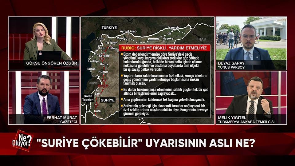 Suriye çökebilir uyarısının aslı, Newsweek dergisinin Türkiye analizi ve Trump'ın Altın Kubbe duyurusu Ne Oluyor?'da konuşuldu