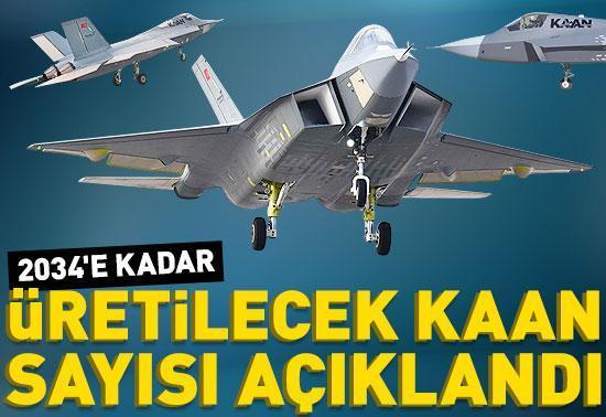 2034e kadar üretilecek KAAN sayısı açıklandı Hedef tam 12 milyar dolar...