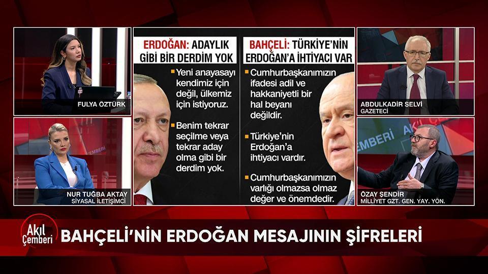 Bahçeli'nin Erdoğan mesajının şifreleri, Suriye'ye yaptırımların hafifletilmesi ve ABD'de İsrailli çifte saldırının perde arkası Akıl Çemberi'nde konuşuldu