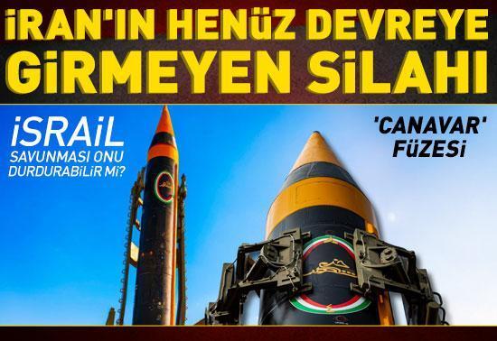 İranın henüz devreye girmeyen silahı: Canavar füzesi