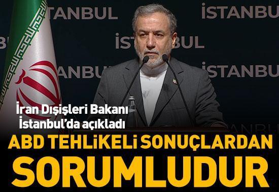 ABD tehlikeli sonuçlardan sorumludur