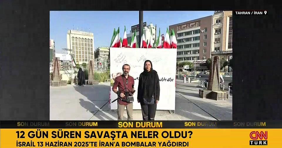 CNN TÜRK savaşı İran’dan aktardı | 13 Haziran 2025: İsrail-İran Savaşı