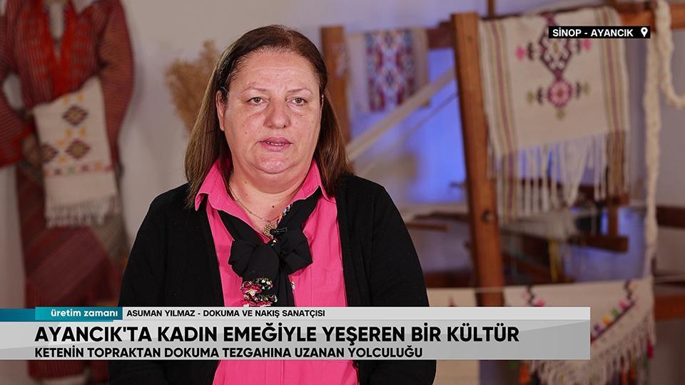30 kadın 30 tezgahla geleceği dokuyor