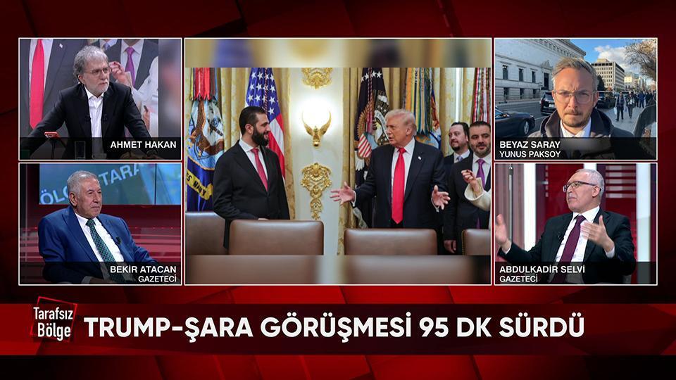 Beyaz Saray’daki tarihi Trump-Şara zirvesinden tüm detaylar Tarafsız Bölge'de ekrana geldi