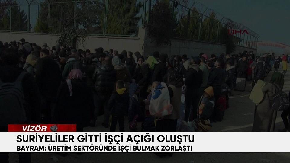 Suriyeliler gitti, işçi açığı oluştu: ''Üretim sektöründe işçi bulmak zorlaştı’’