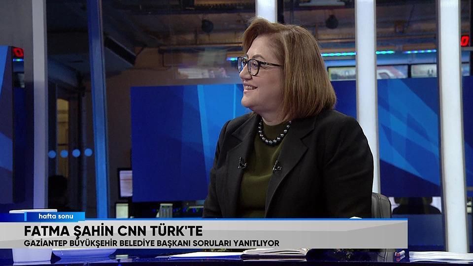 Gaziantep Büyükşehir Belediye Başkanı Fatma Şahin, Hafta Sonu’nda soruları yanıtladı