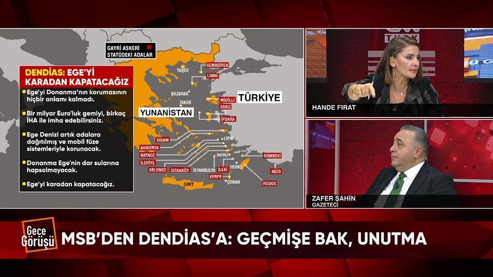 MSB’nin Dendias’a yanıtı, İsrail-Yunan ittifakının hedefi, Orta Doğu’daki video savaşları ve Netanyahu’nun ABD ziyareti Gece Görüşü’nde değerlendirildi