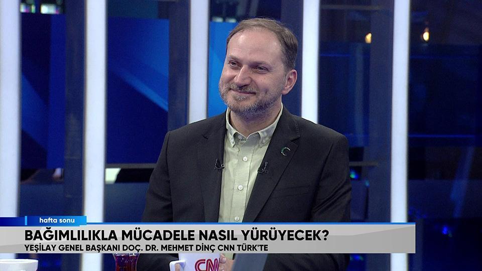 Bağımlılıkla mücadele nasıl yürüyecek? Uyuşturucu kullanım yaşı neden düştü? Yeşilay Genel Başkanı Doç. Dr. Mehmet Dinç, Hafta Sonu'nda yanıtladı