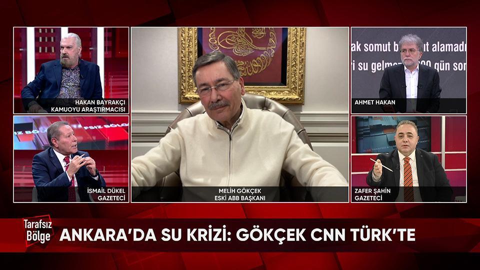 Ankara'da su krizinin aslı ne? Hıdırlıktepe Anıtı polemiğinde kim ne diyor? Ankara'da trafiğin sorumlusu kim? Melih Gökçek Tarafsız Bölge'de yanıtladı