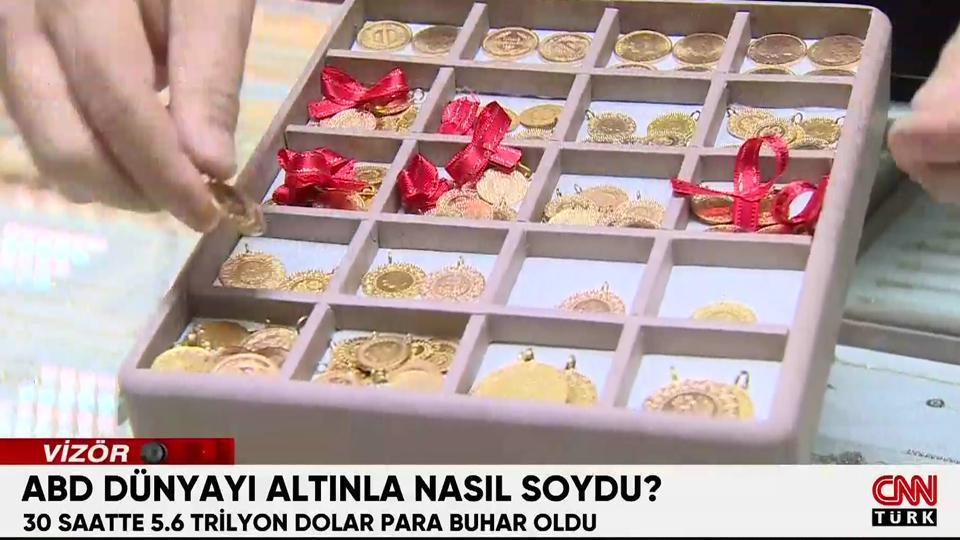 ABD DÜNYAYI ALTINLA SOYDU! 30 saatte 5.6 trilyon dolar para buhar oldu