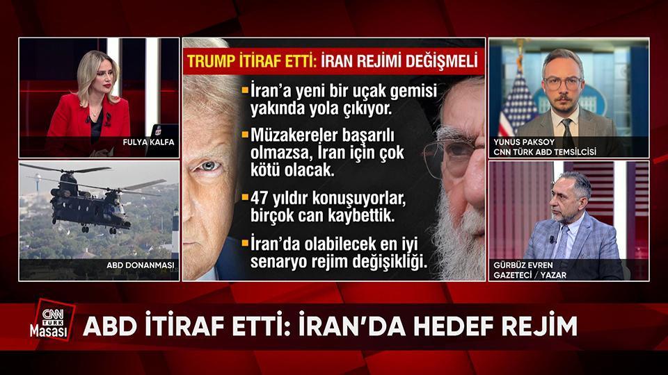 Trump İran'da nasıl bir rejim istiyor? ABD İran'ı haftalarca vuracak mı? Türkiye savaş hazırlığı yapmalı mı? CNN TÜRK Masası'nda konuşuldu