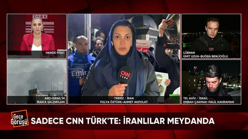 Canlı yayınla Tebriz'de son durum ve ABD-İran-İsrail savaşının 6. günündeki son dakika gelişmeleri Gece Görüşü'nde ekrana geldi
