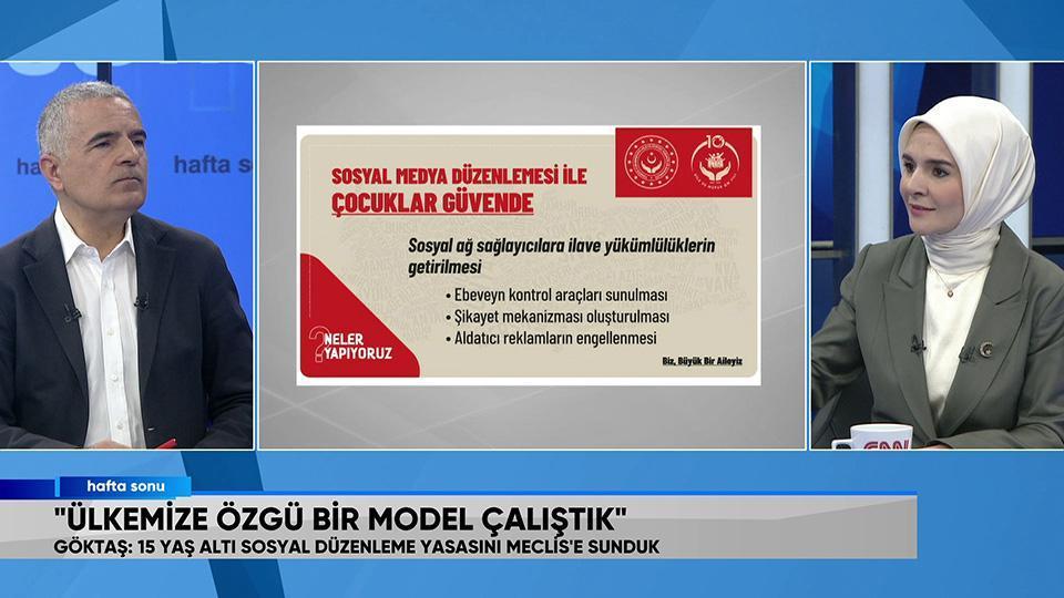Aile ve Sosyal Hizmetler Bakanı Mahinur Özdemir Göktaş, merak edilen soruları Hafta Sonu'nda cevapladı