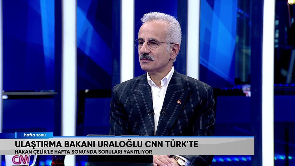 Ulaştırma ve Altyapı Bakanı Abdulkadir Uraloğlu merak edilen soruları Hafta Sonu'nda yanıtladı