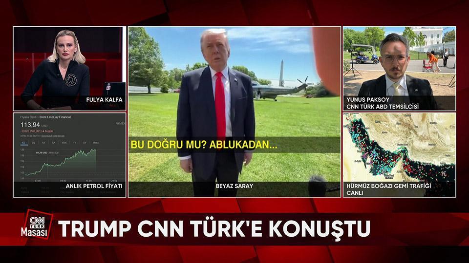 Trump'ın CNN TÜRK'e özel İran açıklamaları ve Tahran sokaklarında son durum CNN TÜRK Masası'nda konuşuldu