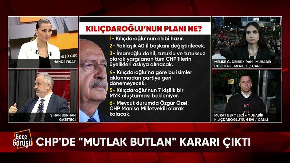 CHP için karar çıktı: Mutlak Butlan! Kemal Kılıçdaroğlu göreve iade edildi: Şimdi ne olacak? Gece Görüşü'nde konuşuldu