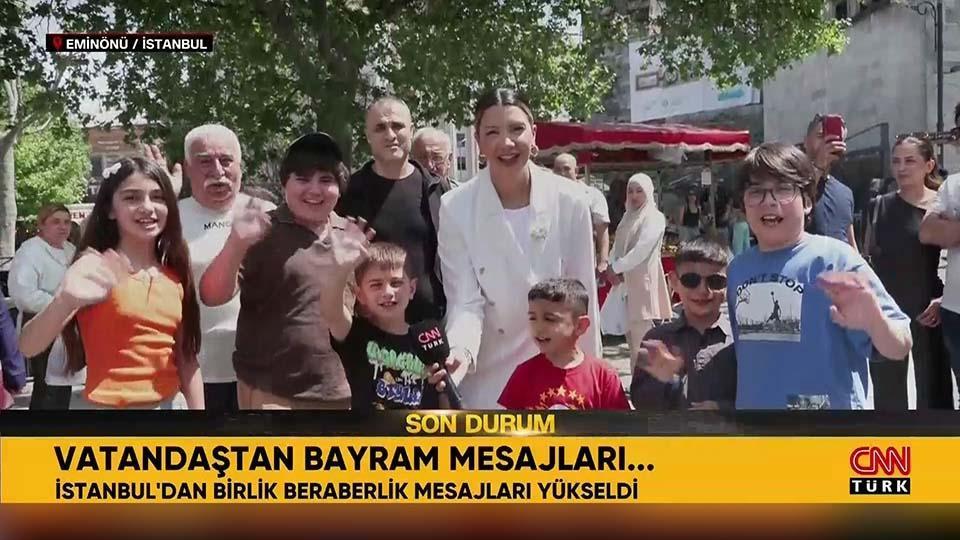 Vatandaştan bayram mesajları...