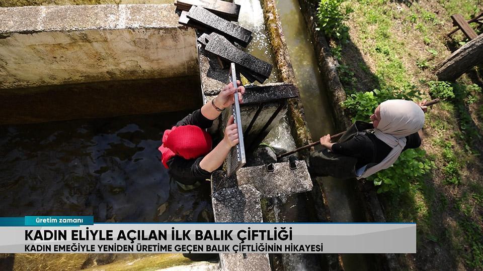 Atıl durumdaki balık çiftliğinin kadın eliyle yeniden ayağa kaldırılmasının hikayesi