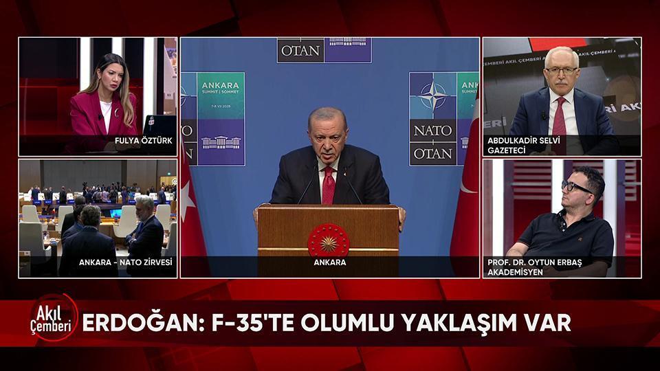 Erdoğan'ın F-35 mesajı, liderlere Yeniçerili karşılama, ABD'nin İran'a saldırısı ile Erdoğan ve Trump'ın beden dili Akıl Çemberi'nde konuşuldu